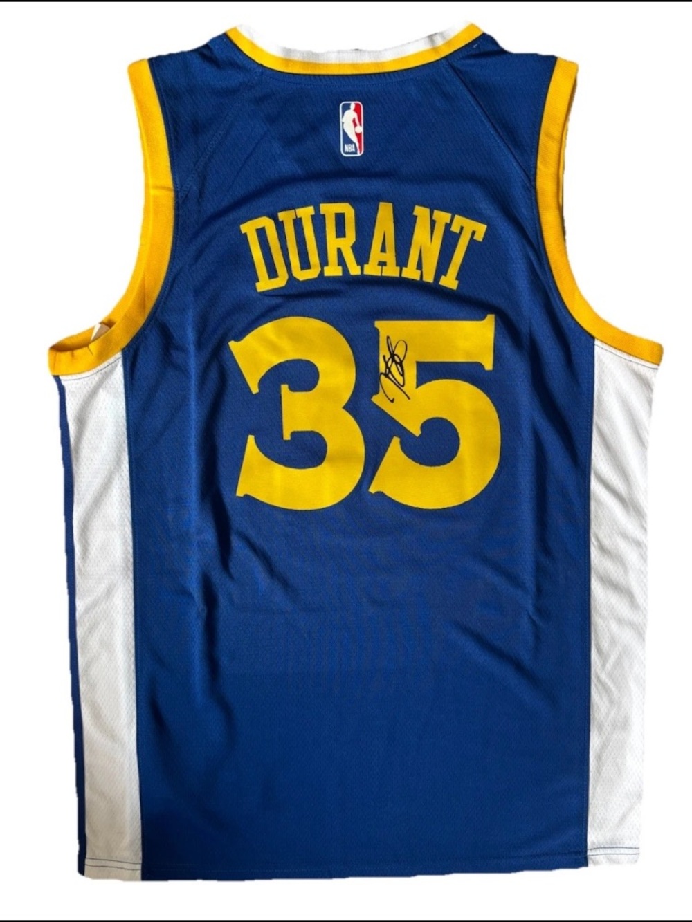 Nike Men’s Kevin Durant Golden State Warriors XL Signed Jersey NM+